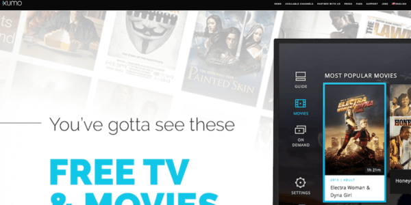 XUMO TV site