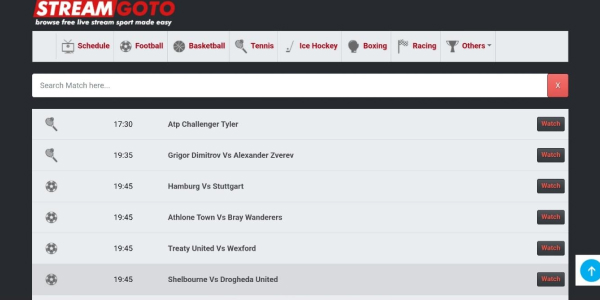 StreamGoTo homepage