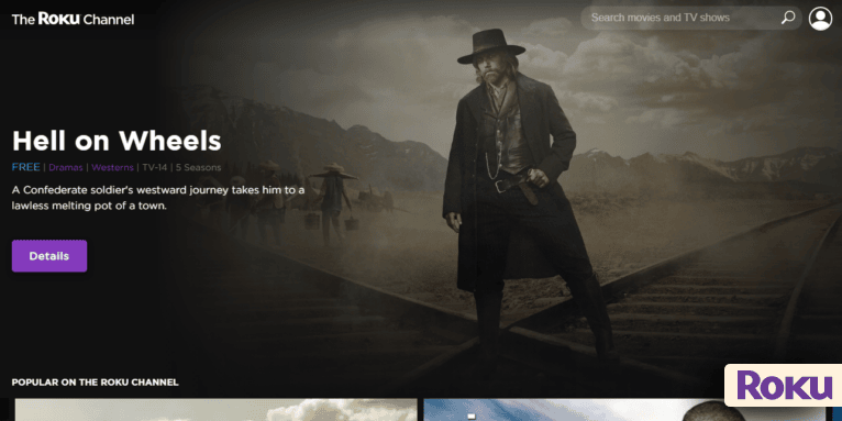 Roku homepage