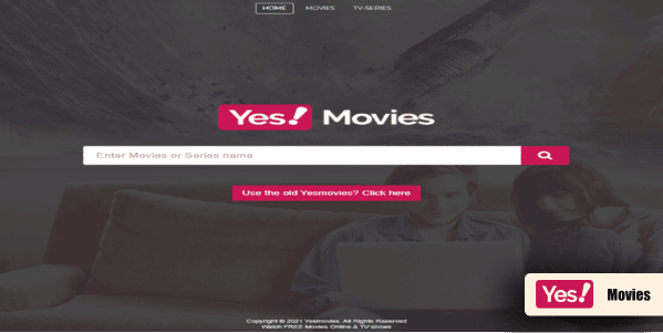 YesMovies homepage