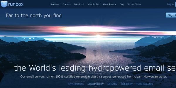 RunBox homepage