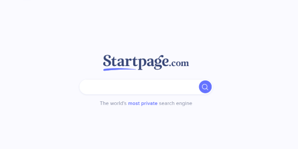 StartPage homepage