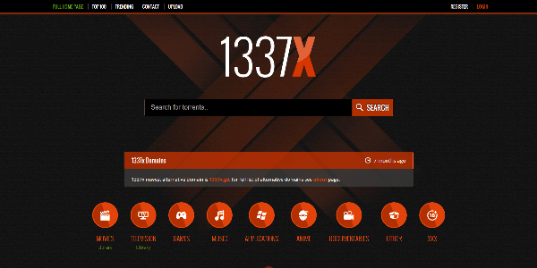 1337x homepage
